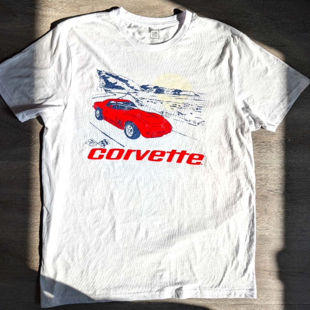 GM Official Corvette T Shirt Large